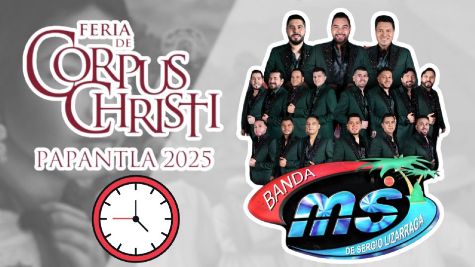Banda MS se presentará HOY en la Feria Corpus Christi Papantla 2025