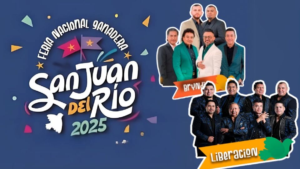 ¿Qué artistas darán concierto HOY 16 de junio en la Feria San Juan del Río 2025?
