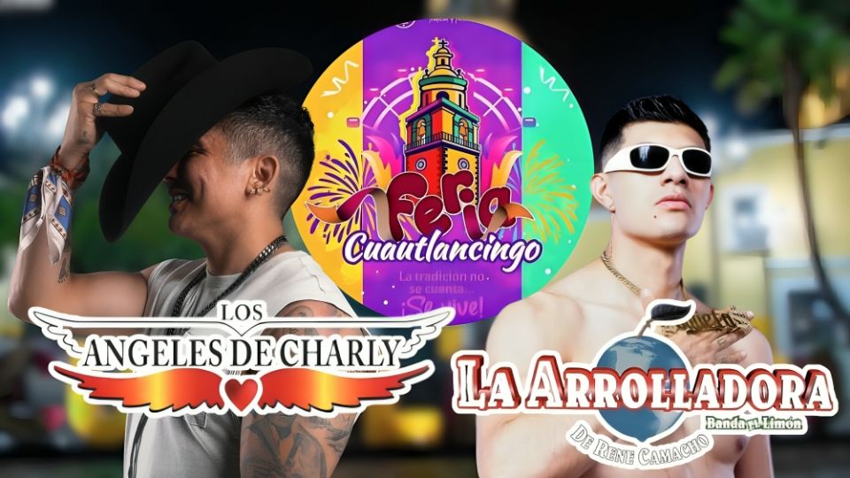Cartelera de artistas de la Feria San Juan Cuautlancingo 2025