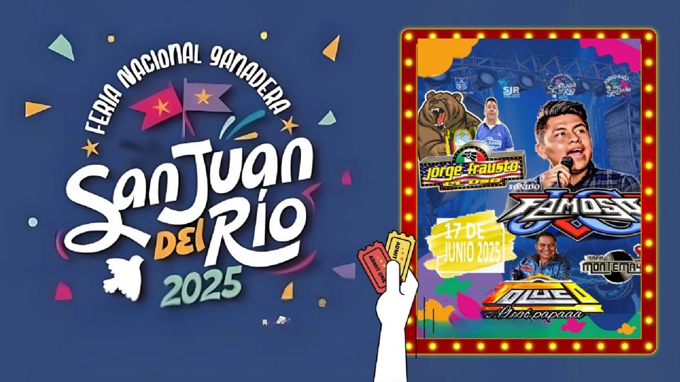 ¿Qué artistas darán concierto HOY 17 de junio en la Feria San Juan del Río 2025?