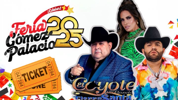 Expo Feria Gómez Palacio 2025: Cartelera de artistas que se presentarán este fin de semana, del 19 al 22 de junio