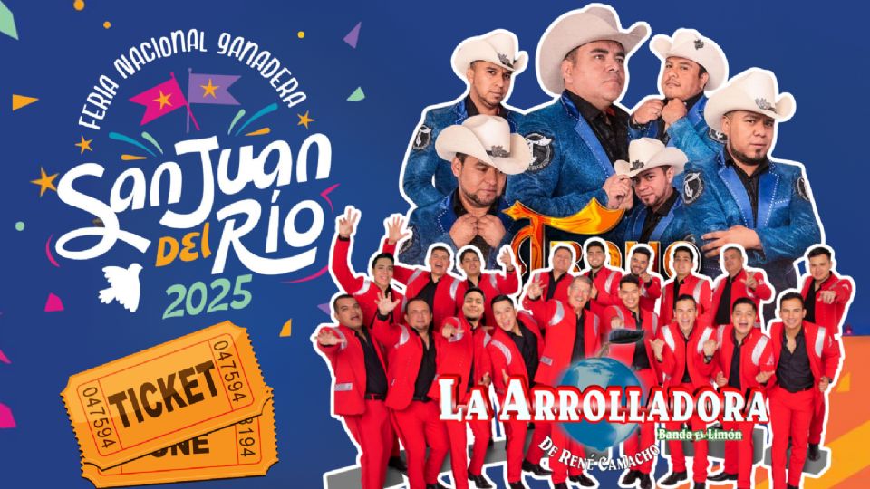 Estos son los artistas que se presentarán HOY en la Feria San Juan del Rio Querétaro 2025