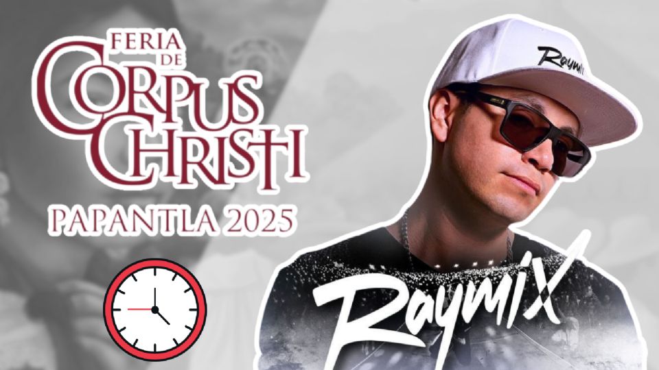 Raymix se presentará HOY en la Feria Corpus Christi Papantla 2025