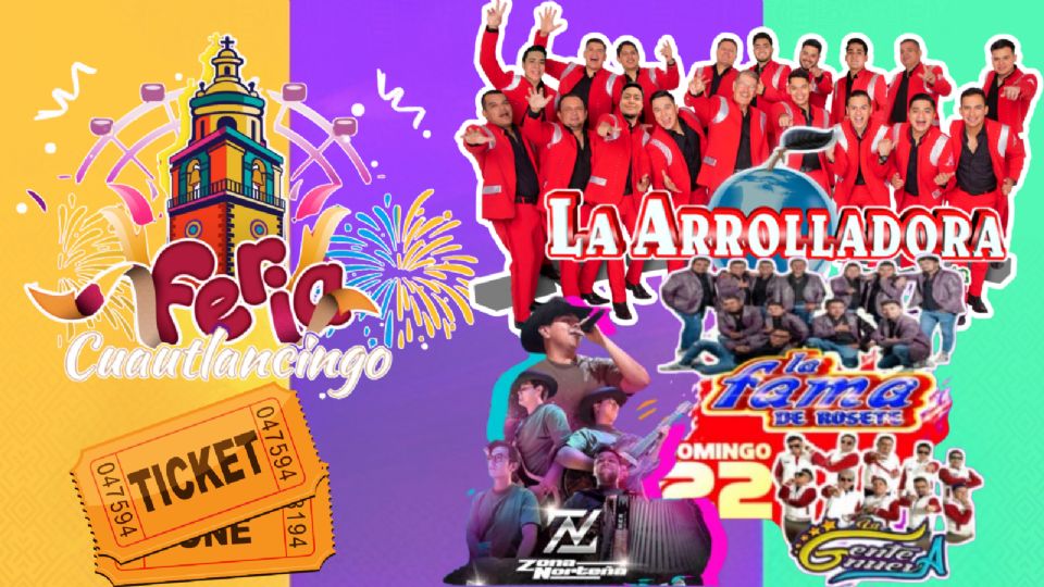 Estos son los artistas que se presentarán HOY en la Feria Cuautlancingo 2025
