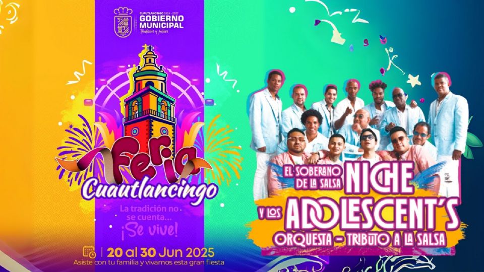 Estos son los conciertos programados para hoy 254 de junio en la Feria Cuautlancingo 2025