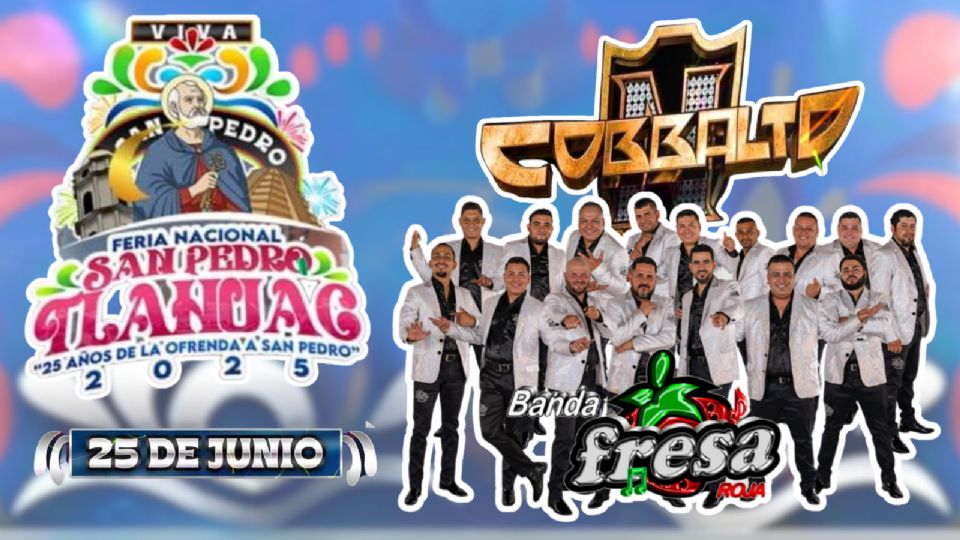 Estos son los artistas que se presentarán HOY en la Feria San Pedro Tláhuac 2025