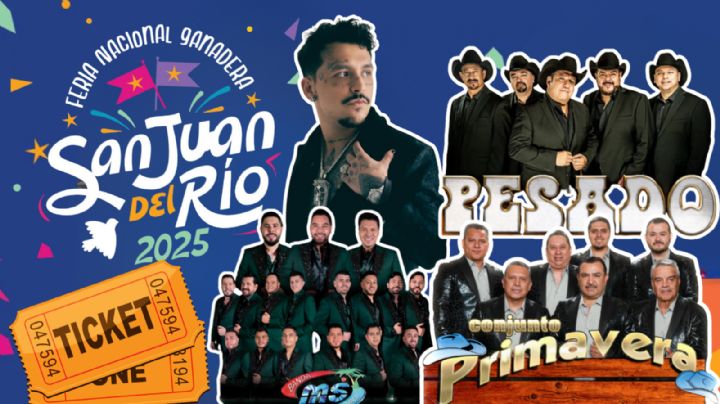 Feria San Juan del Río Querétaro 2025: Cartelera de artistas que se presentarán este fin de semana, del 26 al 29 de junio