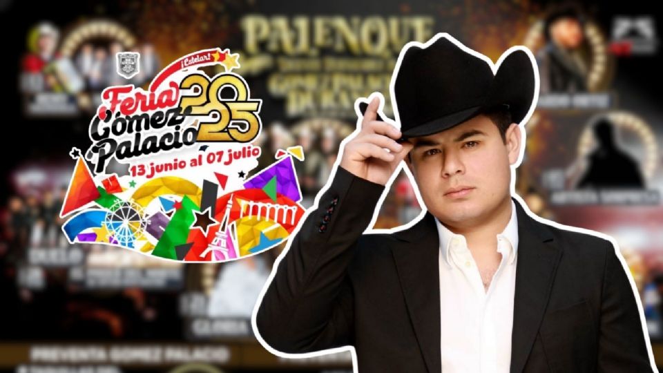 Alfredo Olivas en la Feria de Gómez Palacio 2025