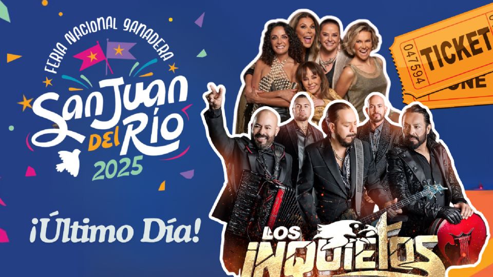 Estos son los artistas que se presentarán en la clausura de la Feria San Juan del Río Querétaro 2025