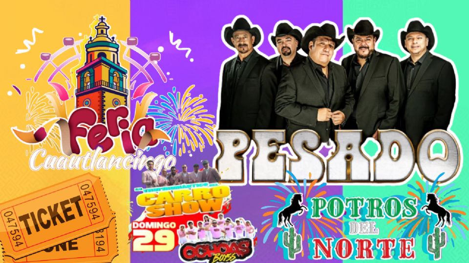 Estos son los artistas que se presentarán HOY en la Feria Cuautlancingo 2025