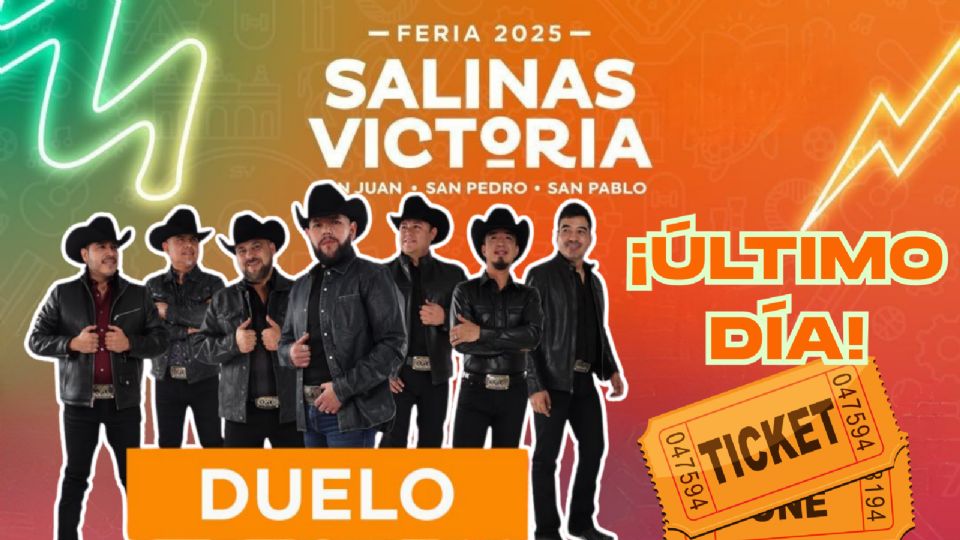 Grupo Duelo se presentará en la CLAUSURA de la Feria Salinas Victoria 2025
