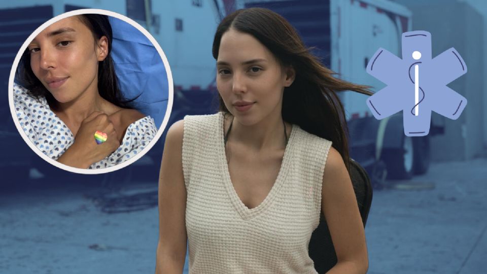 Majo Aguilar fue internada por una crisis gastrointestinal