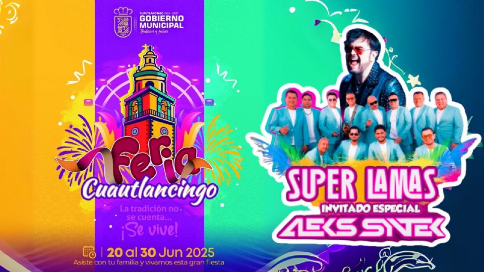 Estos son los conciertos programados para hoy 30 de junio en la Feria Cuautlancingo 2025
