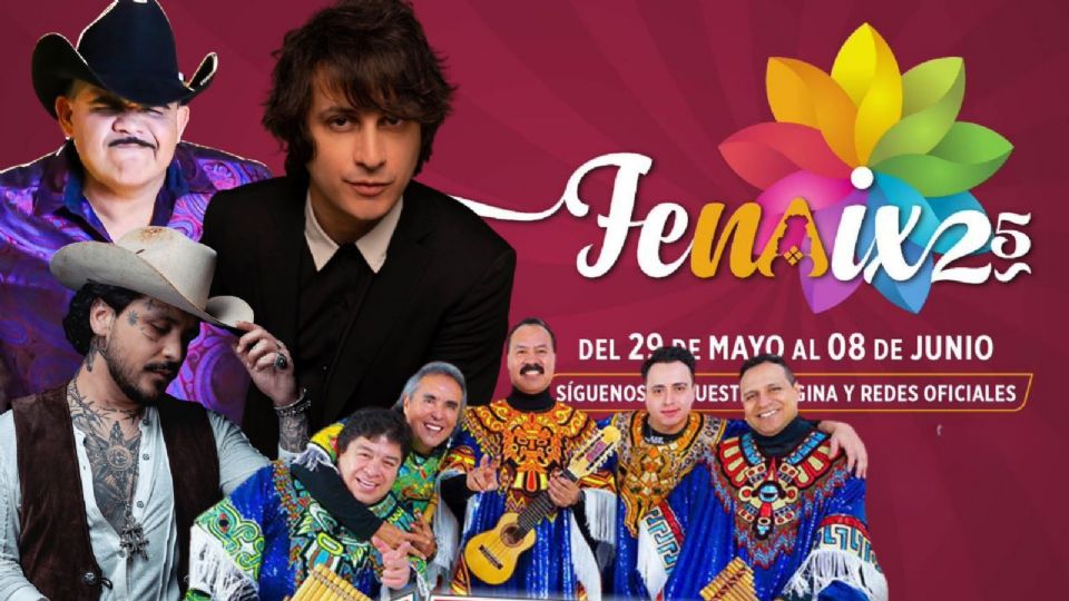 Cartelera de artistas para el fin de semana de clausura en la Feria Nacional de Ixtapaluca 2025