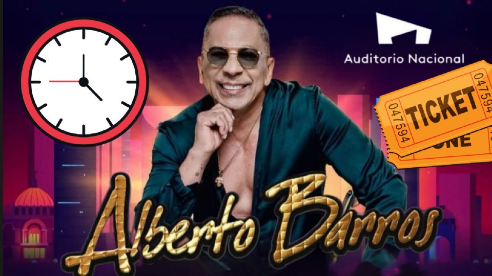 Alberto Barros se presentará HOY en el Auditorio Nacional de la CDMX.
