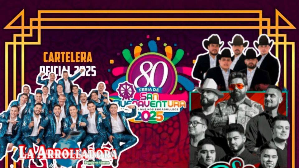 Cartelera de conciertos para hoy 11 de julio en la Feria San Buenaventura 2025