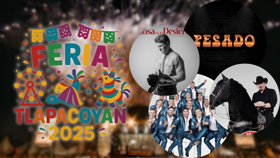 Carteler de artistas de la Feria Tlapacoyan 2025