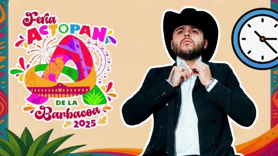 Gerardo Ortiz se presentará HOY en la Feria de la Barbacoa Actopan 2025.