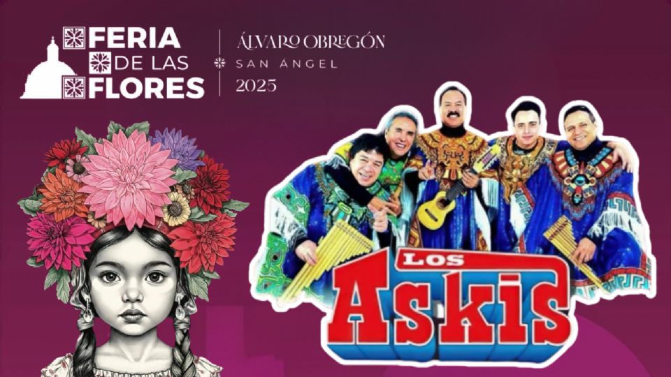 Los Askis se presentarán HOY en la Feria de las Flores Álvaro Obregón 2025.