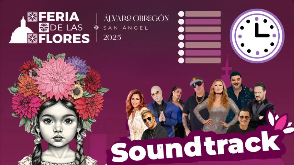 Estos son los artistas que se presentarán HOY en la Feria de las Flores Álvaro Obregón 2025