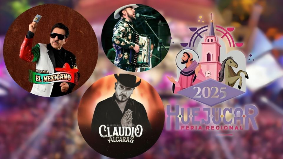 Cartelera de artistas de la Expo Feria Agua Dulce 2025