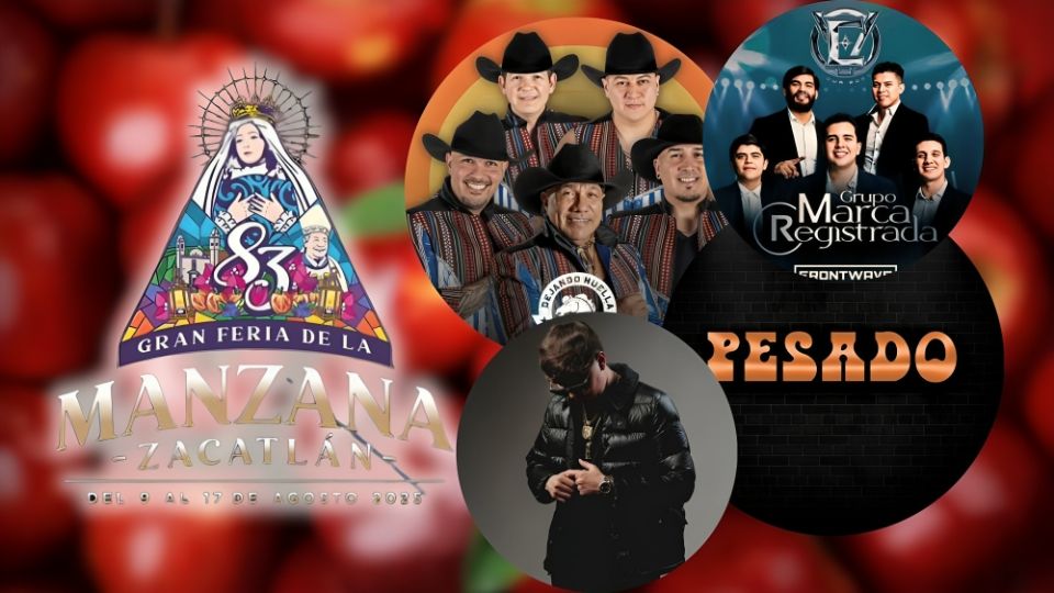 Cartelera oficial de la La Gran Feria de la Manzana Zacatlán 2025