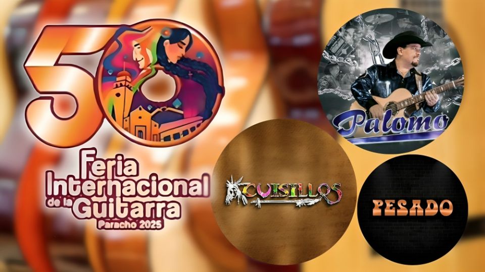Cartelera de artistas de la Feria Internacional de la Guitarra 2025