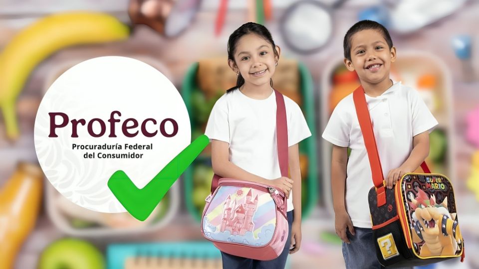 Estas son las mejores loncheras para niños segun PROFECO