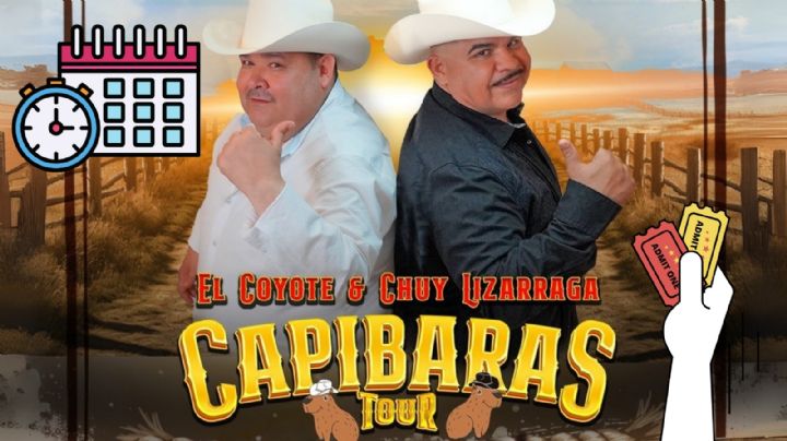 Capibaras Tour 2025: ¿Cuándo y en dónde darán concierto El Coyote y Chuy Lizárraga en Mazatlán?