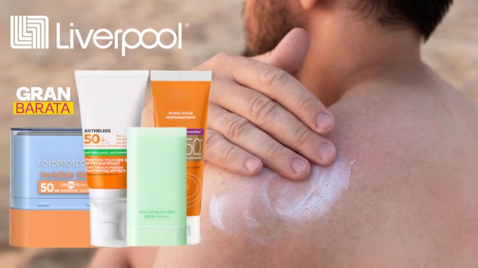 Conoce las mejores ofertas en bloqueadores solares en Liverpool.