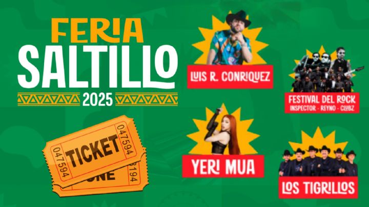 Feria de Saltillo 2025: Cartelera de artistas que darán concierto este fin de semana, del 17 al 20 de julio
