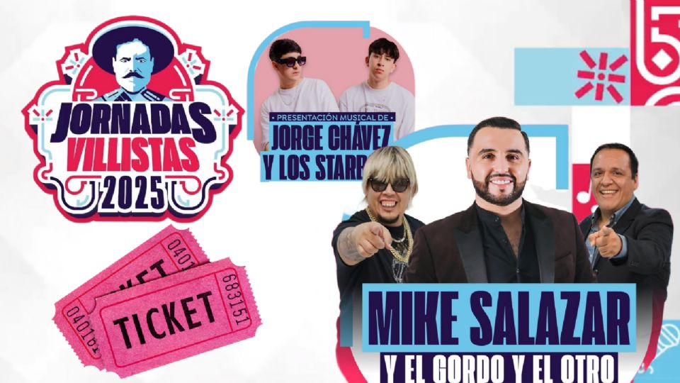 Estos son los artistas que se presentarán HOY en las Jornadas Villistas 2025
