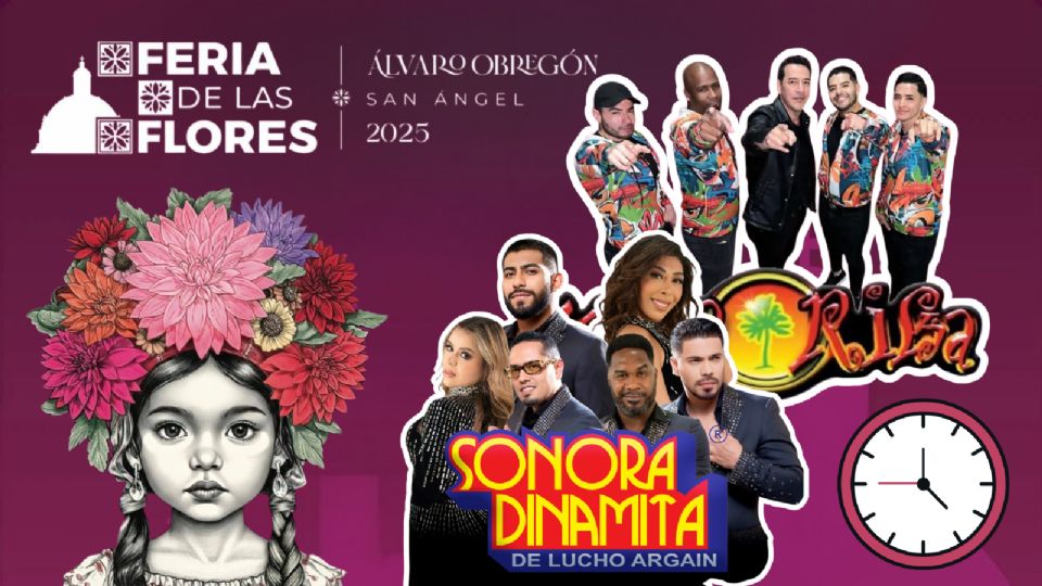 Estos son los artistas que se presentarán HOY en la Feria de las Flores Álvaro Obregón 2025