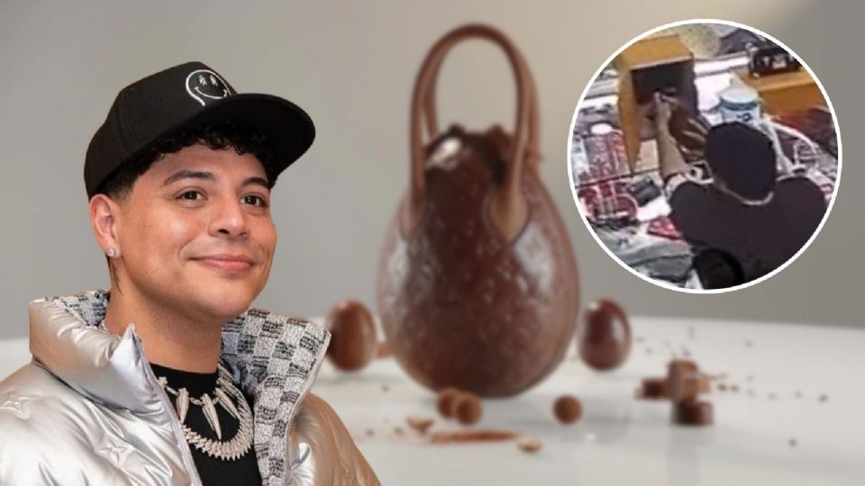Integrante de Grupo Firme rompe lujoso y costoso bolso de la marca Louis Vuitton
