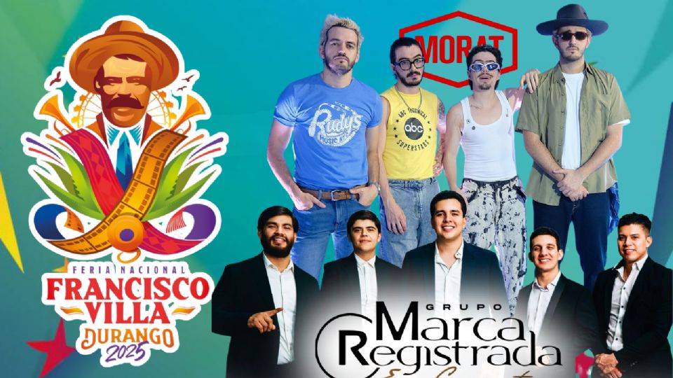Estos son los artistas que se presentarán en la Feria Nacional Francisco Villa Durango 2025.