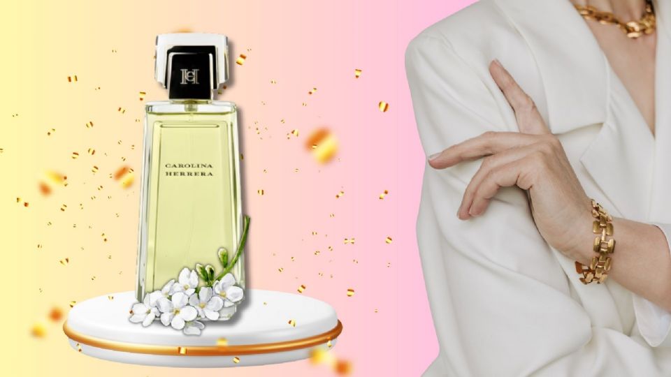 El perfume con  notas de jazmín ideal para mujeres de 40 a 60 años
