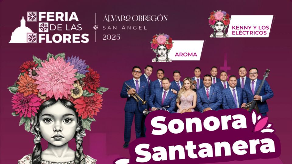 Estos son los artistas que se presentarán HOY en el cierre de la Feria de las Flores Álvaro Obregón 2025