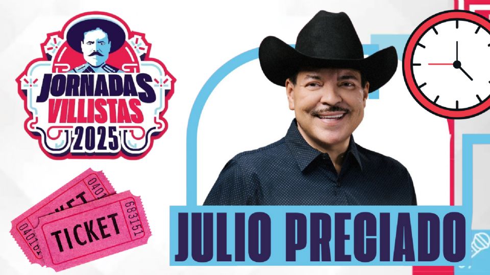Julio Preciado se presentará HOY en las Jornadas Villistas Parral Chihuahua 2025