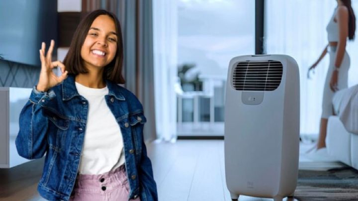 Este aire acondicionado portátil enfría como los mejores, es muy completo y cuesta casi 3 mil pesos