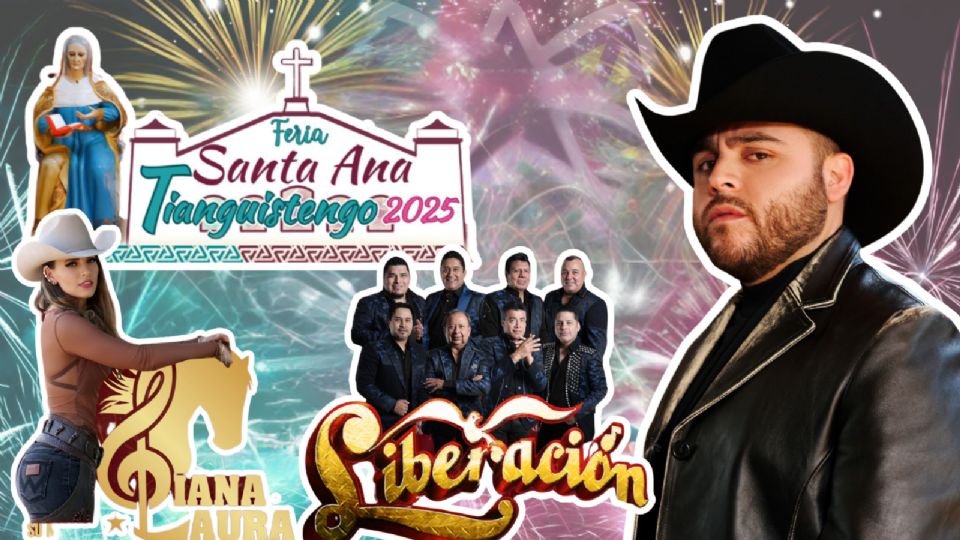 Estos son los artistas que se presentarán en la Feria Santa Ana Tianguistengo 2025