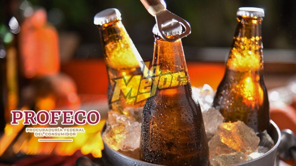 Las cervezas con más calorías según Profeco