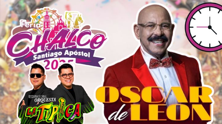 Feria de Chalco 2025: ¿A qué hora empieza el concierto GRATIS de Oscar D’ León HOY 25 de julio?