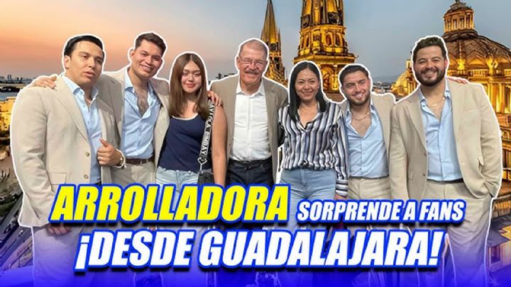 ¡La Arrolladora sorprende a fans desde Guadalajara!
