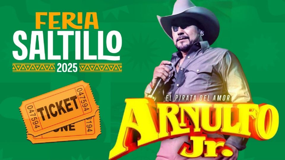 Arnulfo Jr se presentará HOY en la Feria de Saltillo 2025