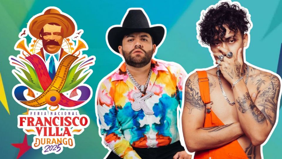 Estos son los artistas que se presentarán HOY 26 de julio en la Feria Nacional Francisco Villa Durango 2025.