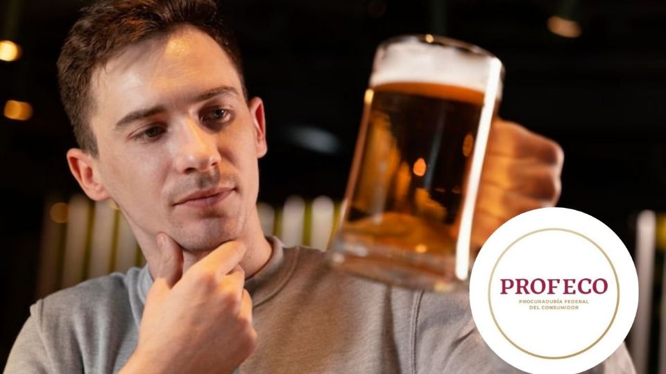 Profeco alerta sobre el alto contenido calórico de algunas cervezas populares.
