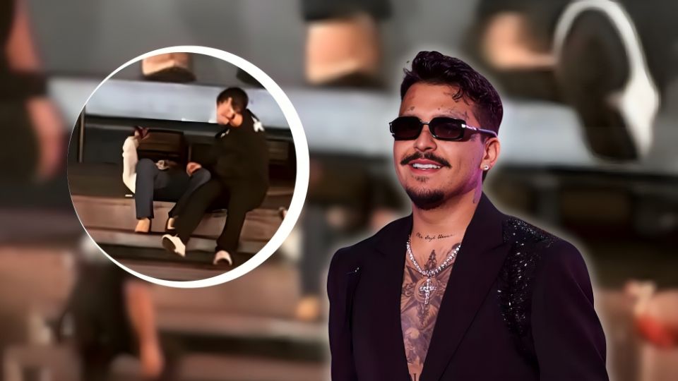 Christian Nodal, aparentemente borracho en pleno concierto