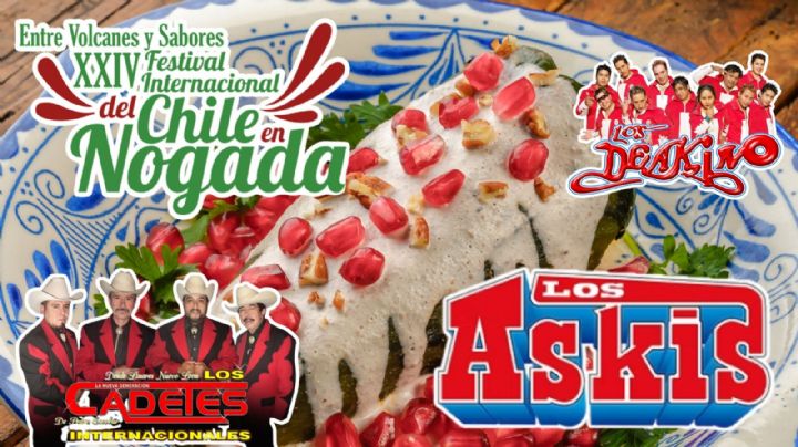 Festival del Chile en Nogada 2025: Cartelera de artistas, fechas y cómo llegar