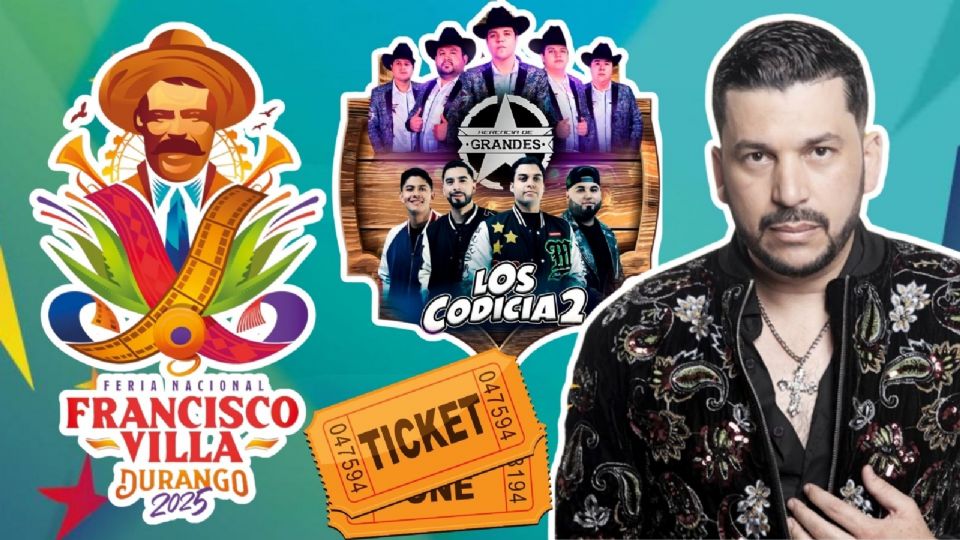 Estos son los artistas que se presentarán HOY en la Feria Nacional Francisco Villa Durango 2025