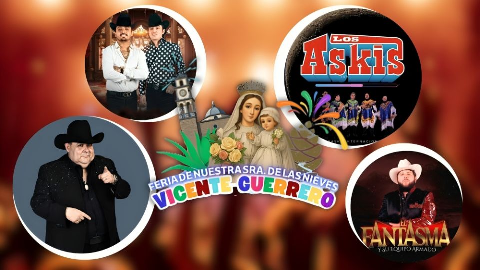 Cartelera de la Feria Vicente Guerrero Puebla 2025